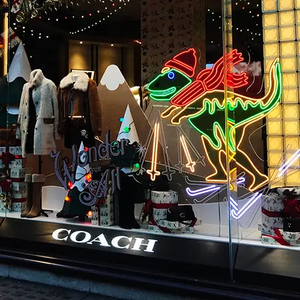 لافتات نيون مخصصة بتصميم مجاني، لافتات أجنحة الملاك ثلاثية الأبعاد من الأكريليك الشفاف مع إضاءة LED للديكور - Product Image 2