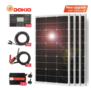 Kit de panneau solaire monocristallin 100W 200W <span class=keywords><strong>300W</strong></span> 400W pour camping-car/camping-car/caravane 12V - Product Image 4