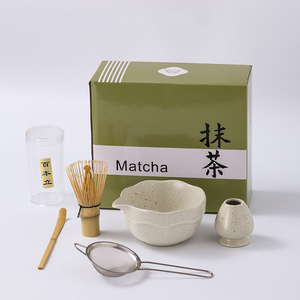 Ensemble d'outils pour le thé fouetté (Diancha) de la dynastie Song : bol à matcha, support pour <span class=keywords><strong>chasen</strong></span>, chashaku, brosse à mélanger le thé et <span class=keywords><strong>chasen</strong></span> en bambou - Product Image 6