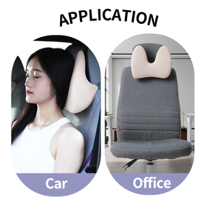 Chất Lượng Cao Bộ Nhớ Bọt Du Lịch Cổ Gối <span class=keywords><strong>Mini</strong></span> Đầu Phần Còn lại Thoải Mái Bộ Nhớ Bọt Hình Chữ U Gối Cho Xe - Product Image 6
