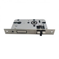 Corps de serrure à mortaise en fer silencieux 5845 personnalisé en usine, avec cylindre de verrouillage à loquet en aluminium pour ensemble de serrures de porte intérieure