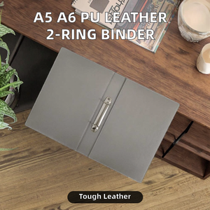 A4 Rắn Màu PVC Sinh Viên Tập Tin Thư Mục Nhẫn Chất Kết Dính Kinh Doanh Văn Phòng Phẩm Văn Phòng Gấp Lỗi-Lá Thư Mục - Product Image 4