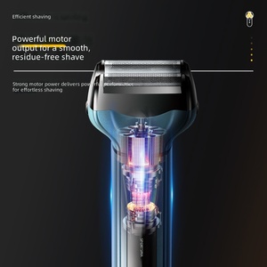 <span class=keywords><strong>Rasoio</strong></span> <span class=keywords><strong>Elettrico</strong></span> Ricaricabile USB Impermeabile 3-in-1 per Uomo, Set Regolabarba <span class=keywords><strong>e</strong></span> Tagliacapelli Naso, Ideale per Viaggi Internazionali - Product Image 3
