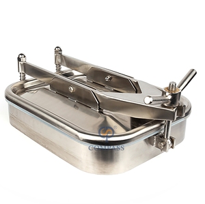 Réservoir sous pression en acier inoxydable de qualité alimentaire <span class=keywords><strong>YAF</strong></span> modèle 1 bar avec trou de porte d'accès rectangulaire pour les services de fabrication - Product Image 4