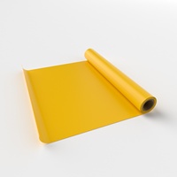 Tapis de protection en rouleau PE vulcanisé mat orange, rigide, léger, résistant aux UV et anti-âge, pour haute température, découpe sur mesure