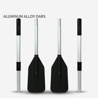 Pagaies flottantes en alliage d'aluminium pour bateaux et kayaks, pour la navigation en eaux océaniques, 140 cm
