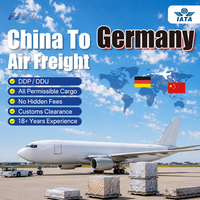 Service logistique porte-à-porte DDP agréé IATA de la Chine vers l'Allemagne, agent de fret aérien, transitaire