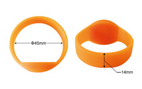 Bracelet NFC étanche en silicone RFID NTAG213 pour hôtels, vente en gros, 13,56 MHz, prise en charge de la personnalisation du logo et du codage de la puce