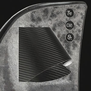 Rollo de Vinilo para Automóviles de Fibra de Carbono Negra, No Tejido, Hexagonal, Impermeable, Ecológico, Elástico, Ligero, con Liberación de Aire - Product Image 2