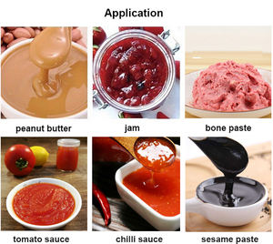 Pâte de tomate doy pack pochette emballage moulin colloïdal émulsion d'asphalte tahini mouture faire machin noix sésame beurre machine - Product Image 6