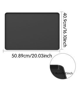 Cross-border Best-selling Nordic Style square Coffee <b>Mat</b> Silicone <b>bar</b> Table Pad Non-slip Heat-resistant Draining Features Pad - Product Image 6