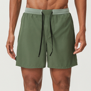 กางเกงวิ่งออกกำลังกายผู้ชายแบบสองชั้น ผลิตโดย OEM แห้งเร็ว ระบายอากาศได้ดี ยืดได้ 4 ทิศทาง มีกระเป๋า - Product Image 6