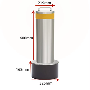 맞춤형 도매 건축 주거용 진입로 수동 잠금 교통 제어 이동식 볼라드 (손잡이 포함) - Product Image 3