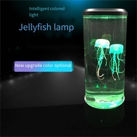 Lampe LED USB 5V moderne en ABS en forme de méduse, créative, à changement de couleur, dôme d'ambiance, lampes de table pour chambres, design transfrontalier