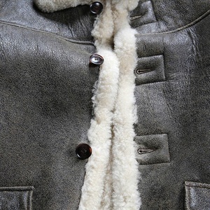 Giacca in Vera Pelle di Pecora di Alta Qualità per <span class=keywords><strong>Uomo</strong></span>, Stile Bomber Casual Invernale in Offerta, Cappotto Maschile in Vera Pelle - Product Image 4