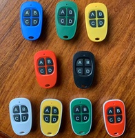 Télécommande sans fil universelle RF Huyo 4 boutons 315/433,92 MHz avec batterie remplaçable en ABS pour portail de garage