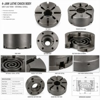 Corps de mandrin de tour en fonte gris de précision LF, conforme ASTM A48 Classe 40, certifié ISO9001, pour l'usinage CNC des métaux aux États-Unis, OEM Automobile