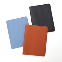 Cartera de Viaje de Piel Sintética Impermeable con Protección RFID, Funda Protectora para Pasaporte, Carpeta para Documentos, Precio al por Mayor