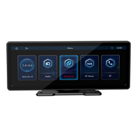 10.26 pouces IPS écran F133 1600x600 prise en charge Bluetooths FM USB lecteur multimédia Portable sans fil Carplay & Android Auto tablette