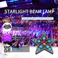 Dj Disco Rgbw 4-en-1 LED Star Beam Light Lampe stroboscopique rotative pour Bar KTV Club Party Atmosphère Décoration Éclairage de scène