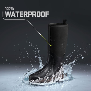 Bottes en néoprène en caoutchouc pour hommes et femmes, <span class=keywords><strong>botte</strong></span> en néoprène imperméable et robuste <span class=keywords><strong>de</strong></span> 5mm, <span class=keywords><strong>botte</strong></span> <span class=keywords><strong>de</strong></span> <span class=keywords><strong>pluie</strong></span> <span class=keywords><strong>botte</strong></span> <span class=keywords><strong>de</strong></span> <span class=keywords><strong>chasse</strong></span> <span class=keywords><strong>botte</strong></span> d'extérieur arctique - Product Image 4