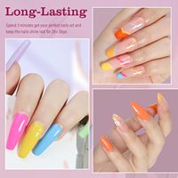 HEMA DI HEMA Free Soak Off LED UV Nail Gel Polish 5000 Couleurs Pinceau à pointe fine Zéro traces pour Salon Commercial Échantillons Gratuits