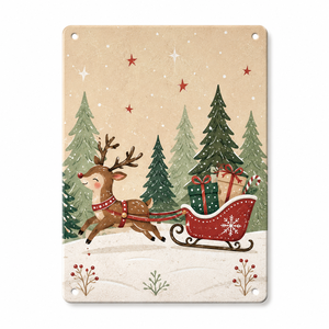 Letrero Metálico Personalizado OEM <span class=keywords><strong>de</strong></span> Santa Claus, 8x12 Pulgadas, Decoración <span class=keywords><strong>de</strong></span> Pared Vintage Navideña, Póster Retro para Hogar, <span class=keywords><strong>Cocina</strong></span>, Bar, Fábrica, Venta al Por Mayor - Product Image 1