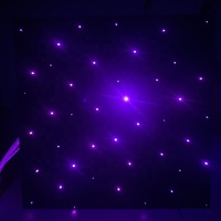 Panneaux de plafond LED effet ciel étoilé pour home cinéma, lumières à fibres optiques PMMA, légers, CRI élevé 75, télécommande dimmable, indice de protection IP33, 2700K