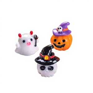 Nuovi Ornamenti Tridimensionali di Halloween: Fantasma, Teschio, Zucca - Accessori Fai-da-te <span class=keywords><strong>per</strong></span> Gioielli a Tema - Spedizione Internazionale - Product Image 1