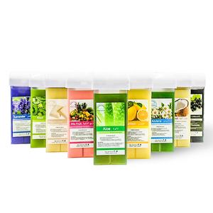 <span class=keywords><strong>Cire</strong></span> en rouleau à base de résine soluble dans l'huile, formule de <span class=keywords><strong>cire</strong></span> à épiler, logo personnalisé en usine, 100 g, pour l'épilation - Product Image 2