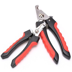 Juego de cortaúñas para mascotas de acero inoxidable con lima para herramientas de aseo de perros y gatos, modelo regular - Product Image 1