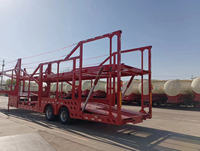 Semi-remorque porte-voitures à double étage 3 essieux en acier Q345 avec système de levage hydraulique pour le transport de berlines en Afrique – Logistique automobile