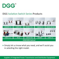 Interruptor de Aislamiento de Silicona y Porcelana de Alta Calidad DGG, Fabricante de Interruptores de Desconexión para Proyectos de Subestaciones Eléctricas