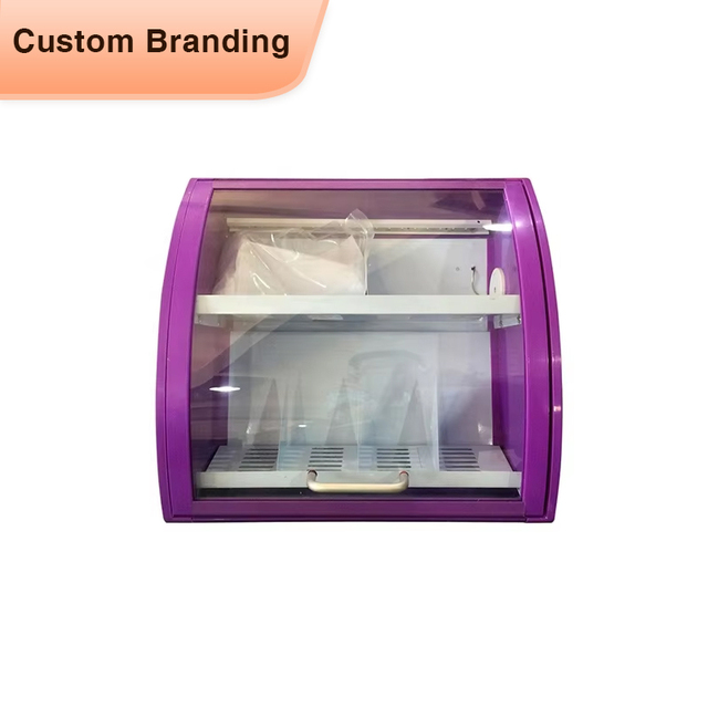 Meisda SC15 15L Table Top Small Single Glass Door Mini Chocolate Display Fridge