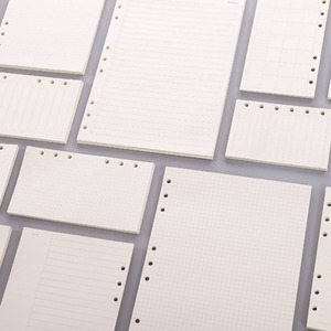 2025 nuevo KRC A5 A6 recarga de papel forrado 6 agujeros 6 anillos hojas sueltas reemplazables papel en blanco para cuadernos diarios cuaderno diario - Product Image 6