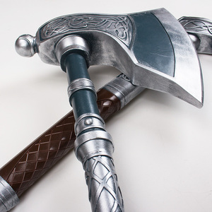 Hacha <span class=keywords><strong>de</strong></span> Eivor <span class=keywords><strong>de</strong></span> 58 cm sin afilar, accesorio <span class=keywords><strong>de</strong></span> cosplay vikingo <span class=keywords><strong>de</strong></span> Valhalla, <span class=keywords><strong>espada</strong></span> <span class=keywords><strong>de</strong></span> juguete para colección y eventos - Product Image 4