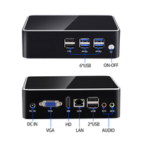 Mini PC ZOOMWIN N5095, 2.90GHz Turbo Quad Core, Pantalla 4K HD, Bajo Consumo, LAN 1000M, Win11/10 Linux, 8 Puertos USB, Computadora de Escritorio Económica