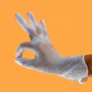Хорошая цена <span class=keywords><strong>Xxl</strong></span> одноразовые для пищевых услуг супер виниловые латексные ПВХ перчатки - Product Image 1