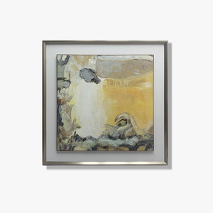 Trang trí nội thất trừu tượng han sơn tác phẩm nghệ thuật 3D Kết cấu vải tường nghệ thuật lớn vẽ tay sơn dầu - Product Image 4