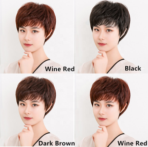 Parrucca europea con facciata in pizzo <span class=keywords><strong>di</strong></span> lusso marrone scuro <span class=keywords><strong>di</strong></span> alta qualità <span class=keywords><strong>capelli</strong></span> umani <span class=keywords><strong>veri</strong></span> e proprio parrucca fatta a macchina - Product Image 5