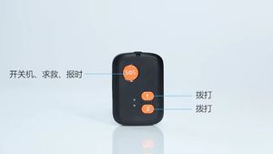 Cá nhân 4G GPS theo dõi Mặt dây chuyền với SOS cuộc gọi, phát hiện mùa thu, thời gian thực giám sát cho người già và trẻ em an toàn - Product Image 5