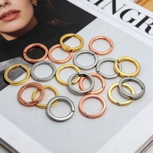 Llavero plano grueso con logotipo personalizado, tipo anillo en O, grabado con letras/nombres, <span class=keywords><strong>para</strong></span> manualidades y llaveros, venta al por mayor - Product Image 6
