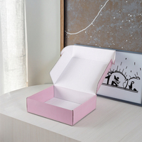 Vente en gros de papier ondulé recyclable personnalisé Boîtes d'expédition imprimées avec logo personnalisé pliable Boîte postale