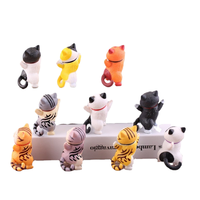10 pièces de nouvelles poupées de chat dansant en PVC, jouets décoratifs de bureau pour enfants, cadeaux d'anniversaire