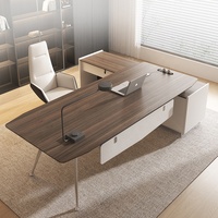 Mobilier de bureau design haut de gamme et léger bureau de direction moderne bureau de direction