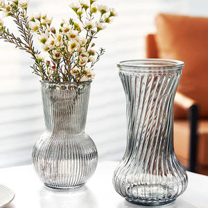 फैशन शैली Centerpiece ग्लास सजावटी रंगीन स्पष्ट गिलास फूल गुलदस्ते/घर की सजावट के लिए कांच <span class=keywords><strong>Vases</strong></span> - Product Image 3