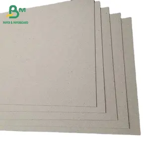 Recyclable Pulp 2.0mm 2.2mm 2.5mm Gray Card Board 120 * 90cm For Packaging