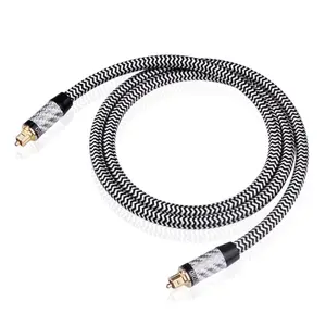 C-002 Hi-End HiFi Digital Audio Glasfaser kabel 5.1 DTS Dolby Digital DAC Glasfaser kabel 5u vergoldetes Stecker kabel