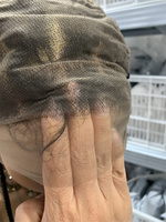 Perruque tressée LD011 en dentelle complète pour femmes, perruque tressée sans nœuds avec cheveux de bébé, cheveux synthétiques faits à la main, noir naturel