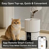 Distributeur automatique de nourriture pour animaux de compagnie, grande capacité 4L, en acier inoxydable, alimentation automatique pendant 15 jours pour chats et petits chiens